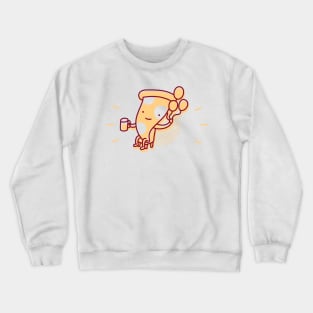 Baby Toddler Pizza Party Kid Crewneck Sweatshirt